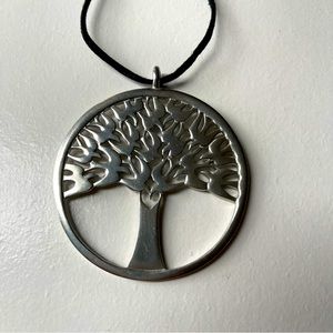 Arbor Vitae Ornament, Tree of Life, Lovell designs, Polished Pewter Ornament